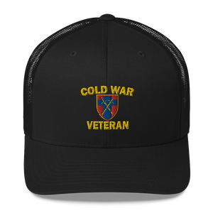 Military Humor - COLD WAR - Veteran - Embroidered - Trucker Hat - Military Humor Stores