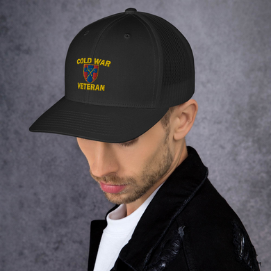 Military Humor - COLD WAR - Veteran - Embroidered - Trucker Hat - Military Humor Stores