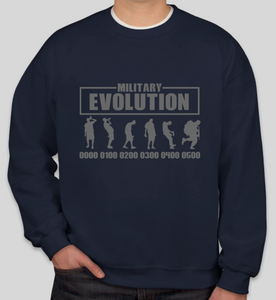 Military Humor - Evolution - Sweater
