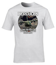 Load image into Gallery viewer, Hercules_C130_aircraft_military_humour_t-shirt_RAF_design