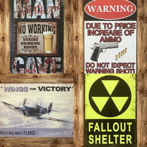 Military Humor - Metal Signs