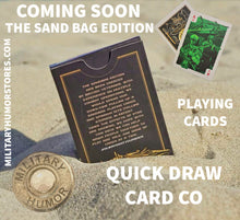 Load image into Gallery viewer, The Sand Bag Edition: Quick Draw Card Company Playing Cards