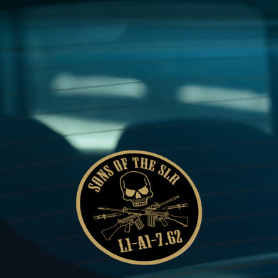 Military Humor - Sons of the SLR - Car Sticker