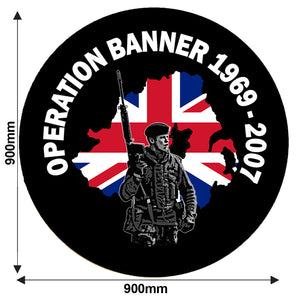 Military Humor - Op Banner Veteran - Car Sticker
