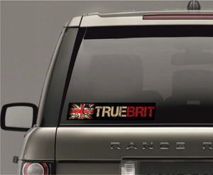 Military Humor - True Brit - Car Sticker