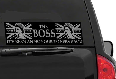 Military Humor - The Boss - Car Sticker