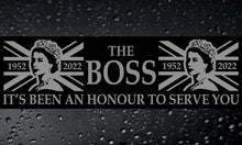 Load image into Gallery viewer, Military Humor - The Boss - Car Sticker