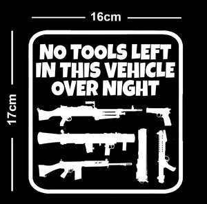 Military Humor - No Tools - Sticker
