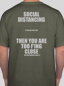 Military Humor - The Social Distance - Military Humor Stores