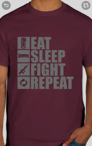 Military Humor - Eat, Sleep, Fight, Repeat......