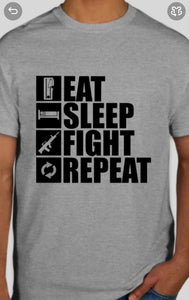 Military Humor - Eat, Sleep, Fight, Repeat......