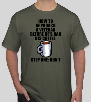 Military Humor - Veteran Morning Coffee - Military Humor Stores