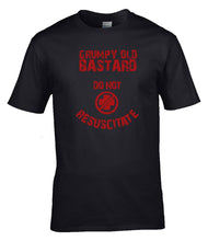 Load image into Gallery viewer, army_humour_t-shirt_grumpy_old_bastard_statement_design_UK_veterans_clothing
