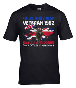 Military Humor - Falklands War 82 - Veterans Tee