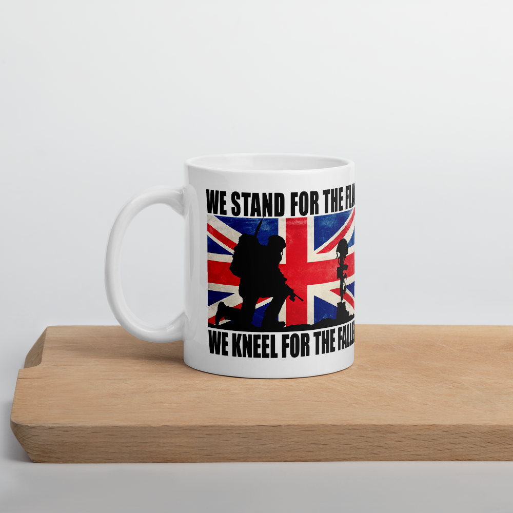 Military Humor - Stand for the Flag - UK - Mug - Military Humor Stores