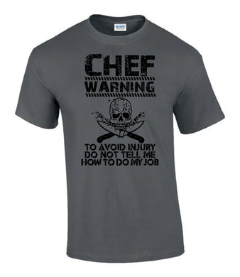 Military Humor - Chef - Warning