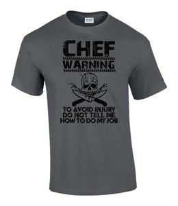 Military Humor - Chef - Warning