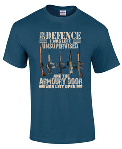 Military Humor - In My Defence - Tee