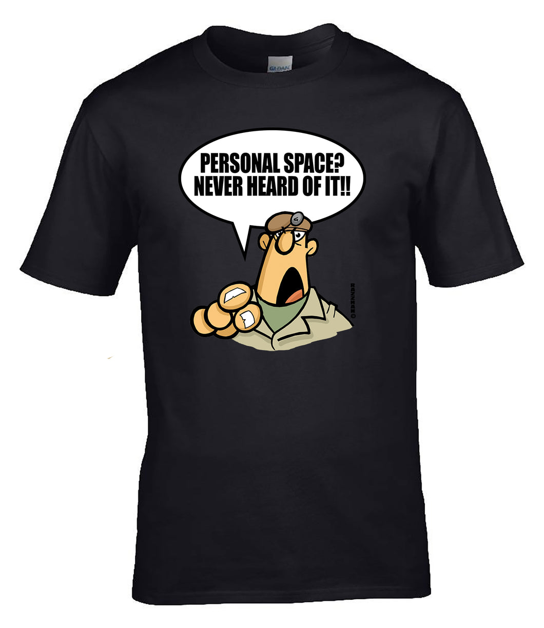 Military Humor - The Razz Man - Personal Space - Tee