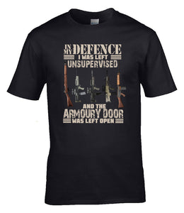 Military Humor - In My Defence - Tee