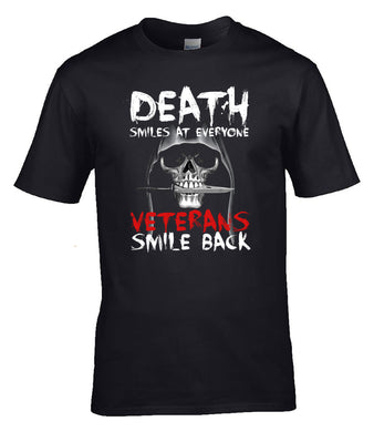 Military Humor - Death Smiles - Veterans Smile Back