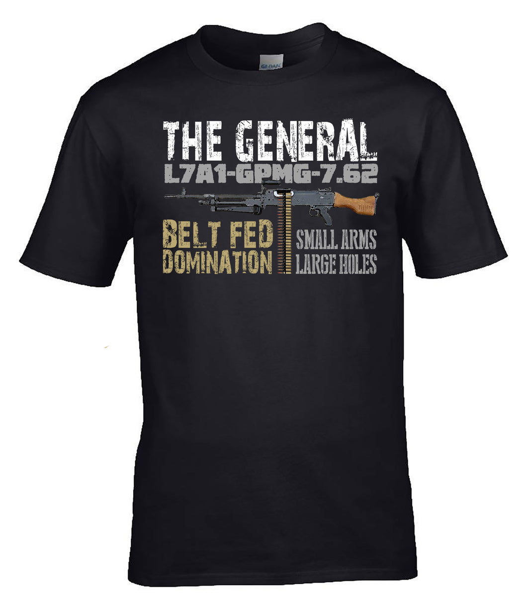 Military Humor - Belt Fed Domination - The General