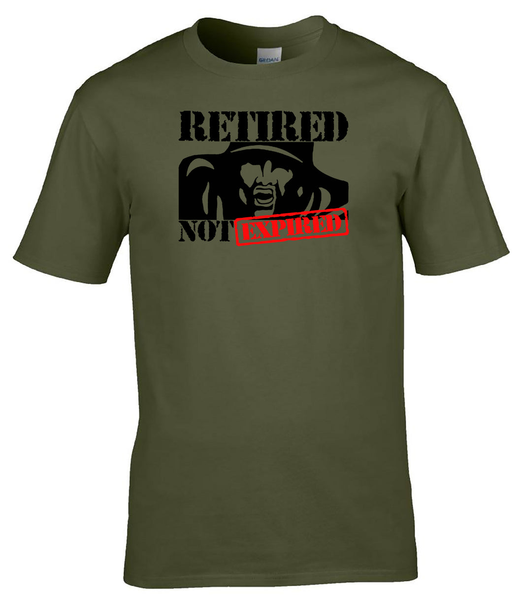 Military Humor - Veteran - Retired - Not Expired