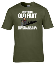 Load image into Gallery viewer, Military Humor - Certified Old Fart