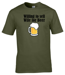 Military Humor - Wife for Beer