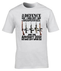 Military Humor - In My Defence - Tee