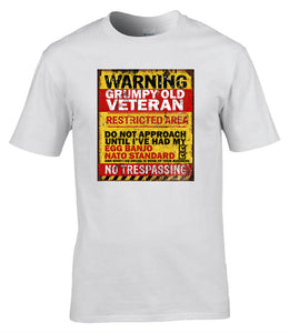 Military Humor - Warning - Veteran - Do Not Approach
