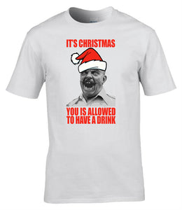 Military Humor - It's Christmas - You Is Allowed A Drink