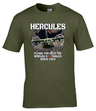 Load image into Gallery viewer, military_aviation_humour_t-shirt_Hercules_RAF_design_veterans_clothing