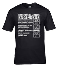 Load image into Gallery viewer, military_engineers_t-shirt_understanding_engineers_print_detail_UK_veterans