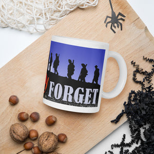 Military Humor - Remembrance - Lest We Forget - Mug