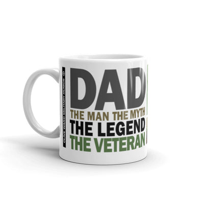 Military Humor - Veteran Dad  - Mug - Military Humor Stores