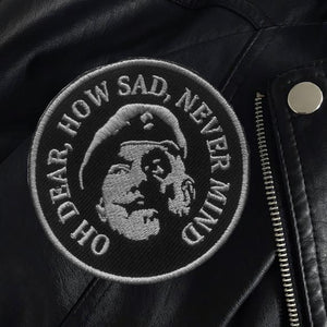 Military Humor - Windsor Davies - Oh Dear, How Sad - Embroidered Patch