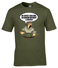 Load image into Gallery viewer, Military Humor - The Razz Man .....Interview without Coffee.....