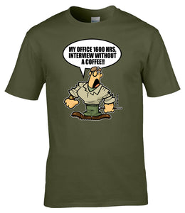 Military Humor - The Razz Man .....Interview without Coffee.....