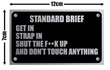 Load image into Gallery viewer, Military Humor - Standard Brief - Sticker