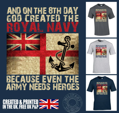Military Humor - Royal Navy - Even the Army Need Heroes