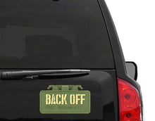 Load image into Gallery viewer, Military Humor - Front Toward Enemy - Back Off - Sticker
