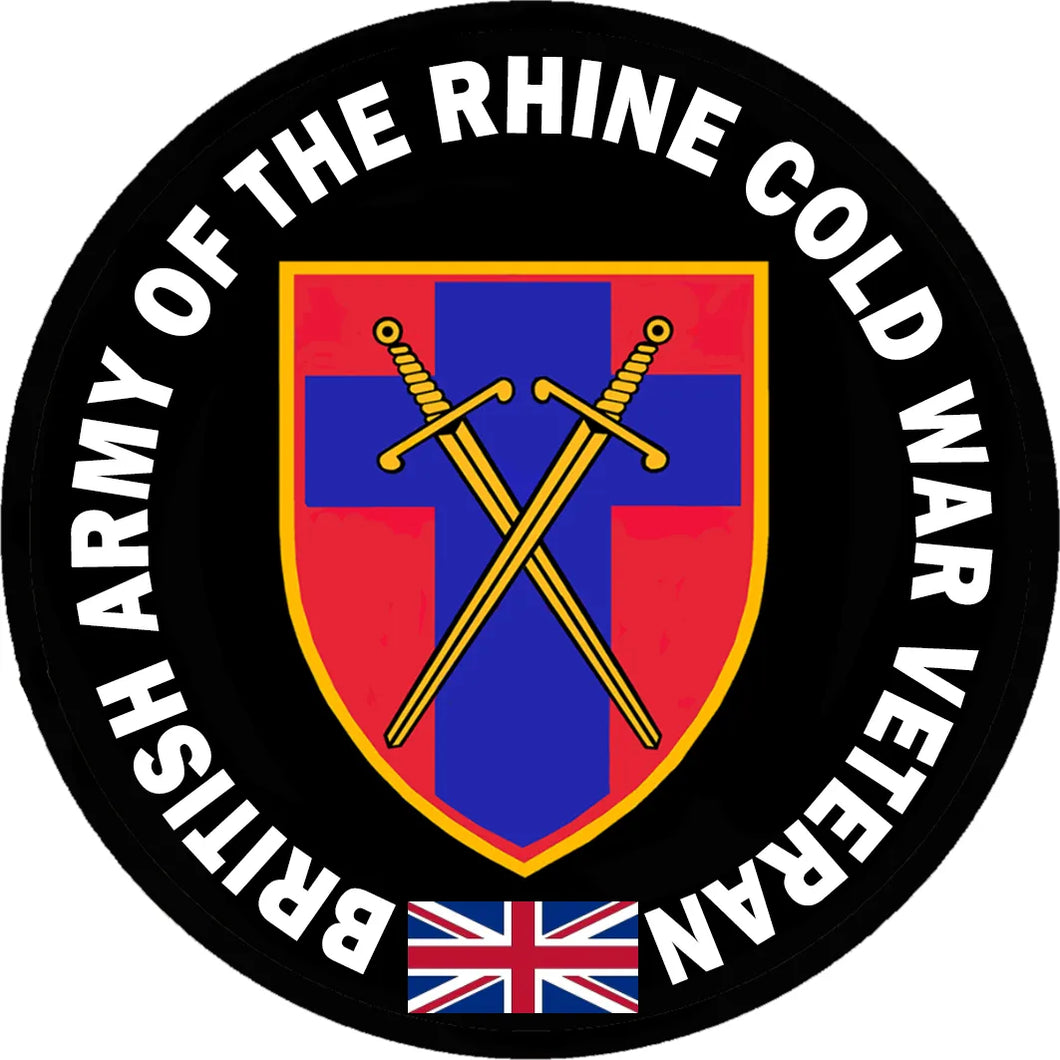 BAOR VETERAN Sticker British Army of the Rhine – Military Humor Stores