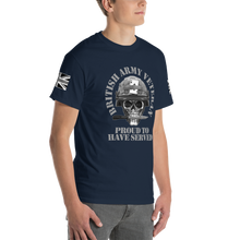 Load image into Gallery viewer, Military Humor - Skull - Proud to Serve- T-Shirt - Military Humor Stores
