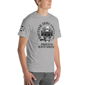Military Humor - Skull - Proud to Serve- T-Shirt - Military Humor Stores