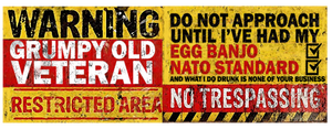Military Humor - Warning - Veteran  - Mug - Military Humor Stores